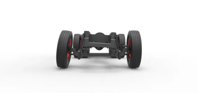 Chassis of Vintage GATR Racing Semi truck Scale 1:25 — Фото 5 из 23