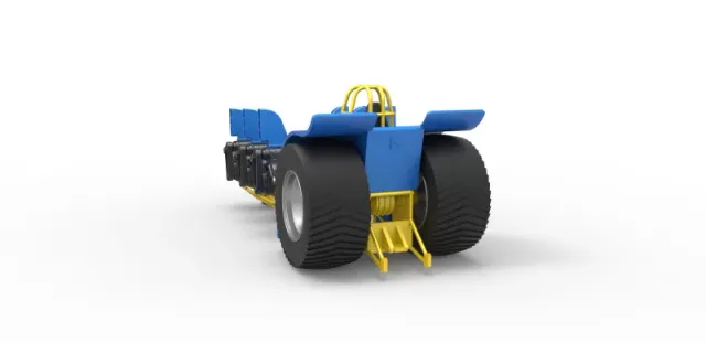 Diecast Pulling tractor with 6 engines V8 Scale 1:25 — Фото 10 из 31