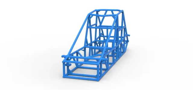 Frame of Experimental Pavement Silver Crown Car V2 Scale 1:25 — Фото 4 из 16