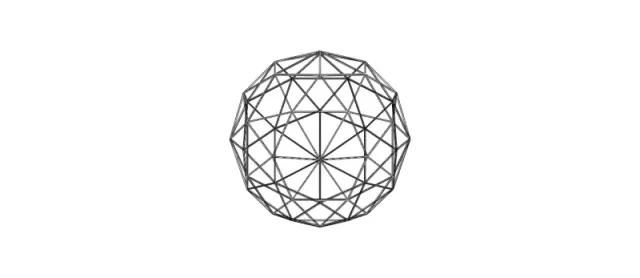 Wireframe Shape Geodesic Polyhedron Sphere — Фото 7 из 8