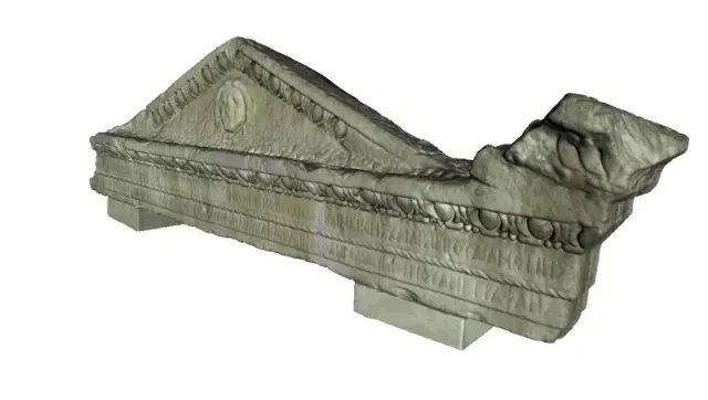 Ancient Greek Pediment — Image 3 of 6