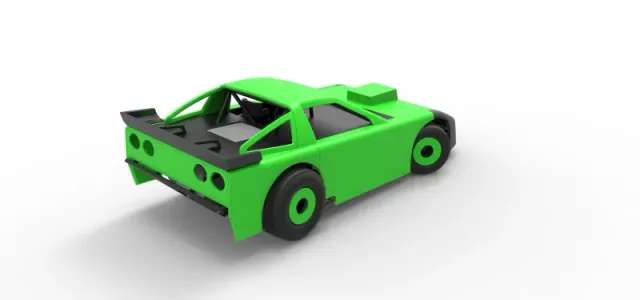 New Zealand Super Saloon race car while turning Scale 1:25 — Фото 18 из 31