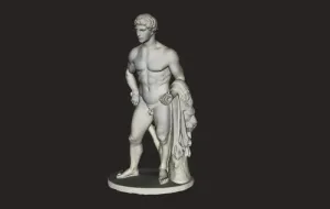 Ancient Greek Hero Sculpture