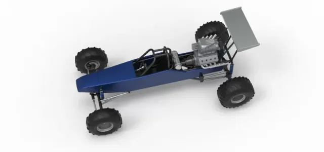 Vintage Mud dragster Scale 1:25 — Фото 4 из 26