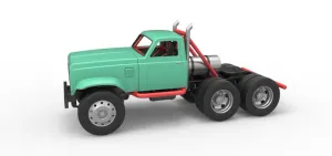 Vintage GATR Racing Semi truck Version 4 Scale 1:25
