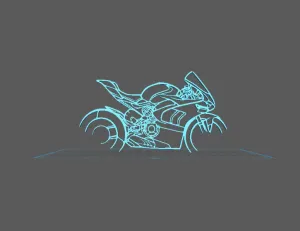 Ducati - Panigale V4R Wall Art
