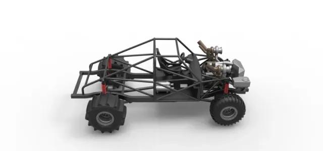 Uphill Sand Racing Dragster Base Version 3 Scale 1:25 — Фото 19 из 26