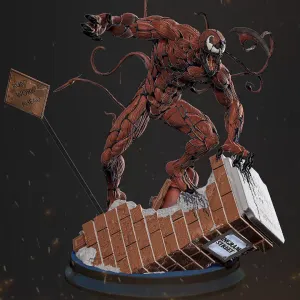 Venom's Nemesis - Carnage 3D Printed Statue