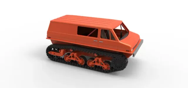Vintage Monster tank Version 3 Scale 1:25 — Image 20 of 31
