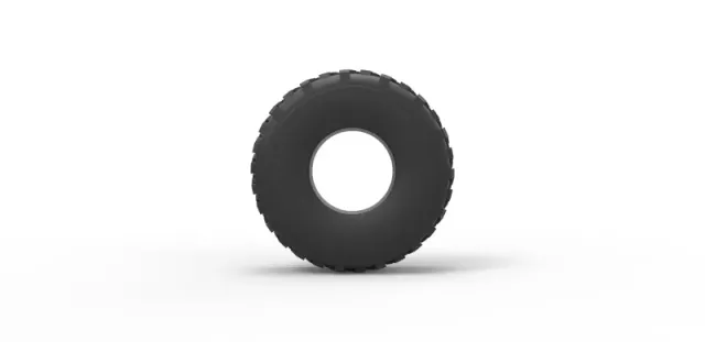 Diecast military truck tire 7 Scale 1 to 25 — Фото 5 из 7