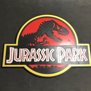Jurassic Park Logo Wall Plaque