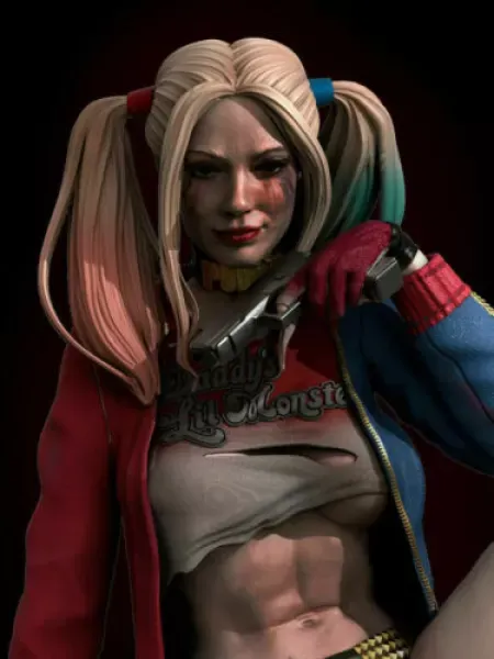 Harley Quinn 3D Print Model, Suicide Squad — Image 6 of 10