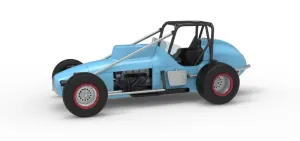 Dirt Silver Crown Champ car Scale 1:25