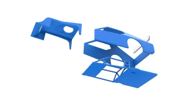 Shell of Asphalt Modified stock car V1 Scale 1:25 — Фото 21 из 22