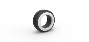 Diecast Dune buggy Whitewall rear tire Version 2 Scale 1:25