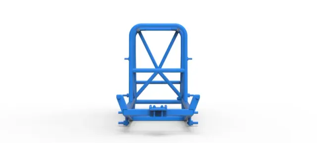 Frame of Vintage Supermodified stock car Version 4 Scale 1:25 — Image 5 of 14