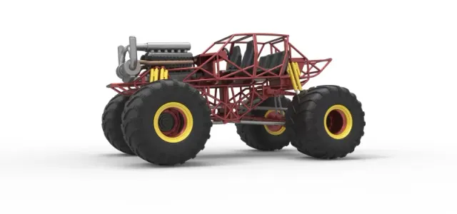 Monster truck base Version 3 Scale 1:25 — Image 2 of 26