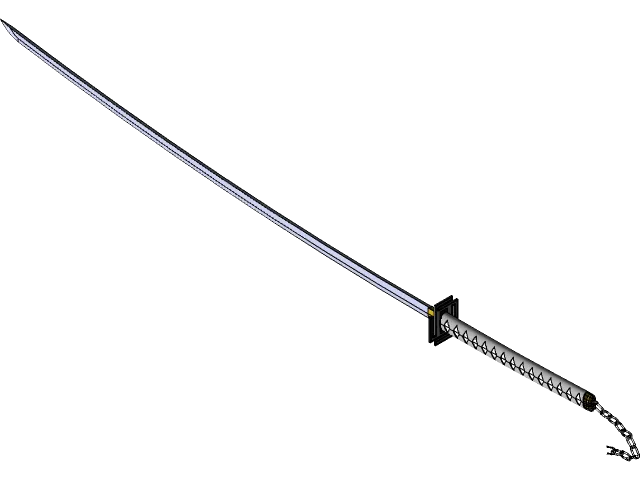 Bleach Ichigo Bankai Katana — Image 2 of 4
