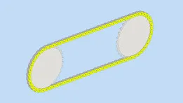 Inventor Chain Simulation