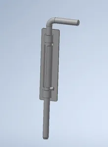 bayonet lock right (to the door)