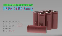 LiFePO4 26650 Battery (Free Models INSIDE!!)