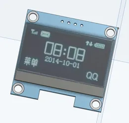 1.3 Inch 4Pin White OLED LCD Display 12864 IIC I2C Interface Module For Arduino