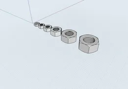 Nuts DIN934 (ISO4032)