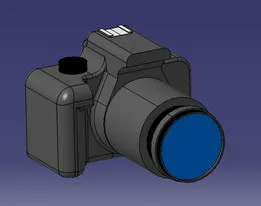 Canon Rebel T3i Dimensional Reference Model