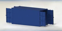 Container 20 f High cube with two gates
