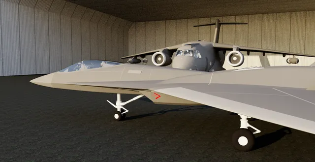 concept stealth jet — Image 8 of 14