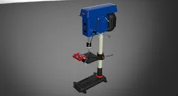 Upright drilling machine
