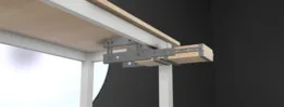 Drop-down pull-out drawer