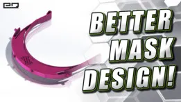NEW Covid-19 Face Shield Design (Prints ~4X Faster, No Elastic Required, Printable Straps!)