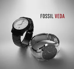 Concept Fossil Watch & Display Stand