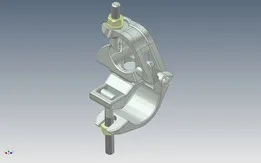 Rotatable clamp used in tubular scaffolding. (Поворотный хомут для строительных лесов Ф48хФ60)