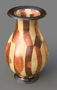 Wooden vase I