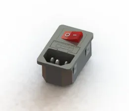 220V/110V 15A Short Circuit Protection Safety Power Switch Socket Module With Fuse Switch