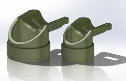 Backshells Cable Clamp 90deg