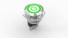 Metal Push button Switch with ring LED 22mm