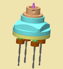 Multi Spindle Drilling Head