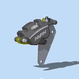 Nissin Samurai 2‑Piston Brake Caliper