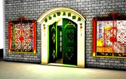 FRONT DOOR OF SHAWARMA RESTAURANT
