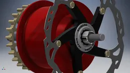 Shimano Afline - SG-S7000 - 8, belt drive cog, centerlock XTR rotor