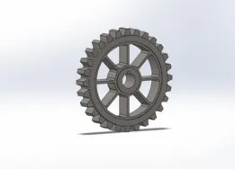 Spur Gear with Keyed Bore