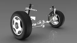 GSwing multilink DGP front suspension