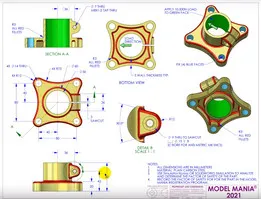 Model Mania 2021 CAD Challenge Solution