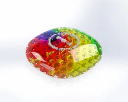 Optical Illusion Pebble