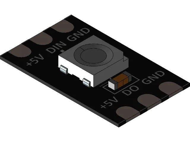 WS2812 60Leds/m 5V Black PBC — Image 3 of 4
