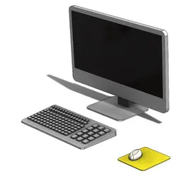 Computer Desktop Setup (Apple type)