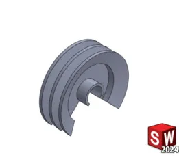 Heavy-Duty Multi-Groove V-Belt Pulley / Çok Kanallı V-Kayış Kasnağı
